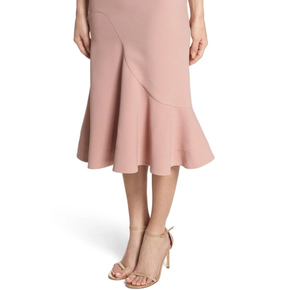 Dress the Population Monica Tea Length Trumpet Dress - Picture 10 of 11